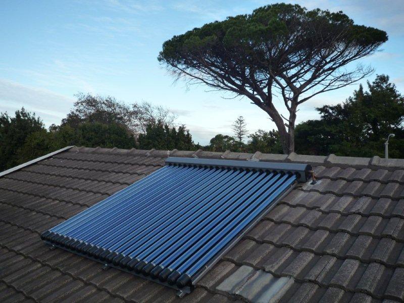 22 Tube - 200 Litre Hills Solar System on Sloped Roof